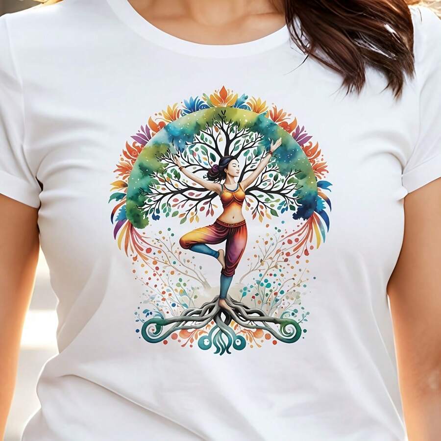 Yoga Tree T-Shirt, Zen Tree Of  Shirt, Meditation Gift