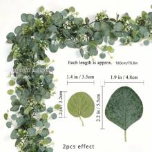 1/2 szt. Sztuczny kwiat winorośli Eukaliptus Róża Kwiaty winorośli Gypsophila Kwiatowa zieleń girlanda Romantyczna dekoracja domu na ślub, wystrój pokoju, wystrój domu, wystrój kuchni, wystrój ślubu, dekoracja stołu, elementy centralne, wystrój biura, wystrój ogrodu, wystrój zewnętrzny