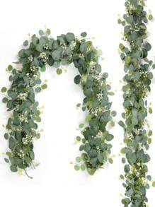 1/2 szt. Sztuczny kwiat winorośli Eukaliptus Róża Kwiaty winorośli Gypsophila Kwiatowa zieleń girlanda Romantyczna dekoracja domu na ślub, wystrój pokoju, wystrój domu, wystrój kuchni, wystrój ślubu, dekoracja stołu, elementy centralne, wystrój biura, wystrój ogrodu, wystrój zewnętrzny