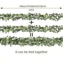 1/2 szt. Sztuczny kwiat winorośli Eukaliptus Róża Kwiaty winorośli Gypsophila Kwiatowa zieleń girlanda Romantyczna dekoracja domu na ślub, wystrój pokoju, wystrój domu, wystrój kuchni, wystrój ślubu, dekoracja stołu, elementy centralne, wystrój biura, wystrój ogrodu, wystrój zewnętrzny