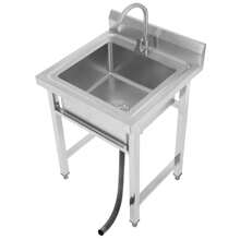 YUNRUX Kitchen Sinks - Silver - View 2