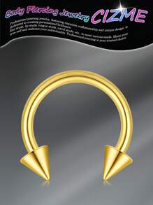CIZME Gold Stainless Steel Hoop Nose Ring Cartilage Ring Set Gold Color Set For Men And Women, Stainless Steel Nose Ring Hoop Nose Piercing Jewelry For Women And Men Gold Hoop Nose Ring, Stainless Steel Helix Tragus Lip Septum Ring Cartilage Earring Hoop Piercing Jewelry