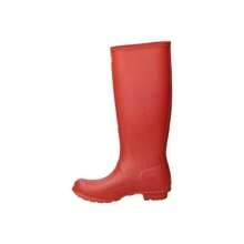 HUNTER | Bottes de pluie hautes Hunter Original pour femme – Bottes de pluie hautes – Bottes de pluie et de neige d'hiver – Confortables – Style décontracté et original – Modèle WFT1000RMA - Rouge - Voir 4