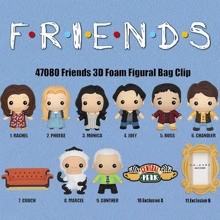 1 件 WB 官方授权 Friends Mystery 3D 盲袋钥匙扣钥匙圈随机一个 Rachel Monica 钥匙包配件一个包一个派对礼品钥匙扣汽车配件包饰背包学校卡通可爱哥特 Y2k 万圣节配件教师节圣诞节礼物创意包挂绳带身份证夹汽车配件包饰 - 彩色 - 查看 10