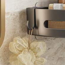 1/2/3pcs No-Drill Kitchen Corner Rack Organizer, Plastic Multi-Function Spice Shelf Wall Mount Bathroom Storage Rack Home Bathroom Decor Bathroom Organizer Summer Back To School - Multicolor - View 10