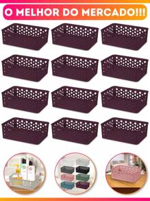Open Storage Bins - Màu Đỏ Sâu - Xem 1