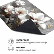 1pc Floral Pattern Carpet, Sunflower Pattern Bathroom Rug, Kitchen Mat, Bathroom Mat, Outdoor Carpet, Bathroom Decor Mat, Non-Slip Kitchen Mat, Bathroom Floor Mat, Floor Mat - FUCFD073 - View 9