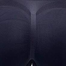 Pantalones Cortos para Mujer,Shorts Deportivos para Mujer, Levantamiento de Glúteos, Cintura Alta, Pantalones Cortos para Control De Abdomen Y Gym Shorts, Sin Costuras, Fruncidos - Negro - Ver 11