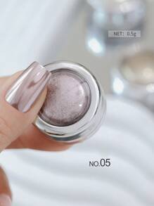 13 Jars Perfect Color Powder Pearl Makeup Set, Mirror Effect Silver Metallic Holographic Dip Powder, Suitable For Resin Crafts And Nail Art, Decorative Iridescent Mermaid Pigment - Multicolor - View 18