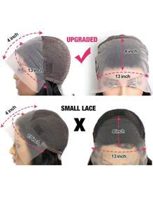 Short Bob Bone Straight 13X4 Lace Frontal Wigs Remy Human Hair Preplucked Bob Lace Front Wig Human Hair For Women - Black - View 7