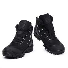 Bota Coturno Militar Tático Cano Curto Segurança Confortável Moderna - Preto - Visão 4