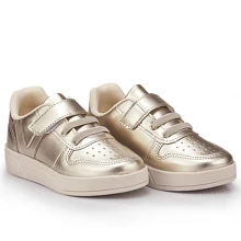 Girls' Casual Sneakers With Super Light And Comfortable Burr - 金色 - 查看 3