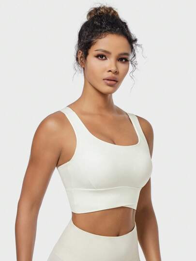 Yoga Tank Tops Breathable Sports BH Shockproof Gathered Function Giving You Beautiful Back Shape Workout Gym Top view 8