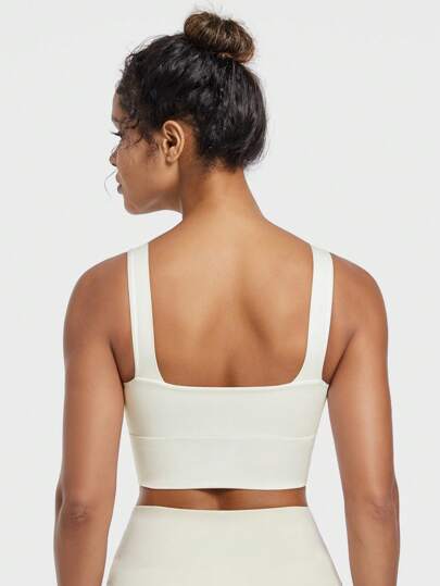 Yoga Tank Tops Breathable Sports BH Shockproof Gathered Function Giving You Beautiful Back Shape Workout Gym Top view 4