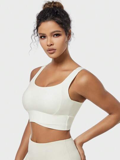 Yoga Tank Tops Breathable Sports BH Shockproof Gathered Function Giving You Beautiful Back Shape Workout Gym Top view 6