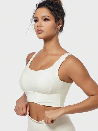 Yoga Tank Tops Breathable Sports BH Shockproof Gathered Function Giving You Beautiful Back Shape Workout Gym Top view 7