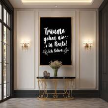 Dream Big Work Hard Inspirational Message Large Wooden Framed Wall Art Home Decor Canvas Painting- For Bedroom, Bathroom, Living Room, Office, Kitchen, Holiday Gift- 1pc