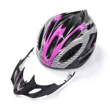 Adults Men/Women Bicycle Safety Helmets,Road Mountain Adjustable Cool Bike Cycling Cap - 粉色 - 查看 6