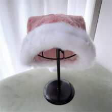 Pink And Silver Silvery Santa Hat - Pink -30x45cm Christmas Decorations Home Christmas Gifts Christmas Decor