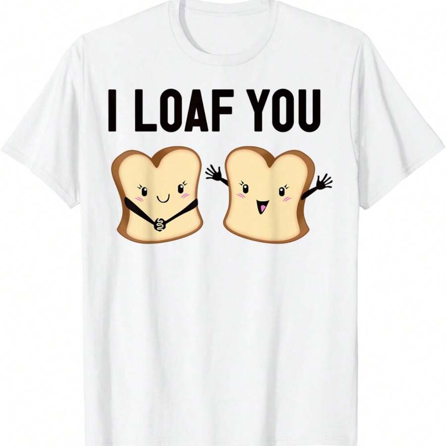 I Loaf You Two Happy Pieces Of Toast T-Shirt