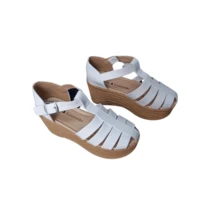 Classic Lilac Lombardo Platform Sandal.