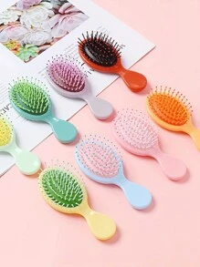 Brosse de massage portative mini à coussin d'air avec logo texte personnalisé pour enfants