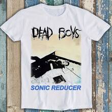 Dead Boys So-Nic Reducer Music Limited Edition Best Seller Funny Meme Top Gift Tee T Shirt - 白色 - 查看 1
