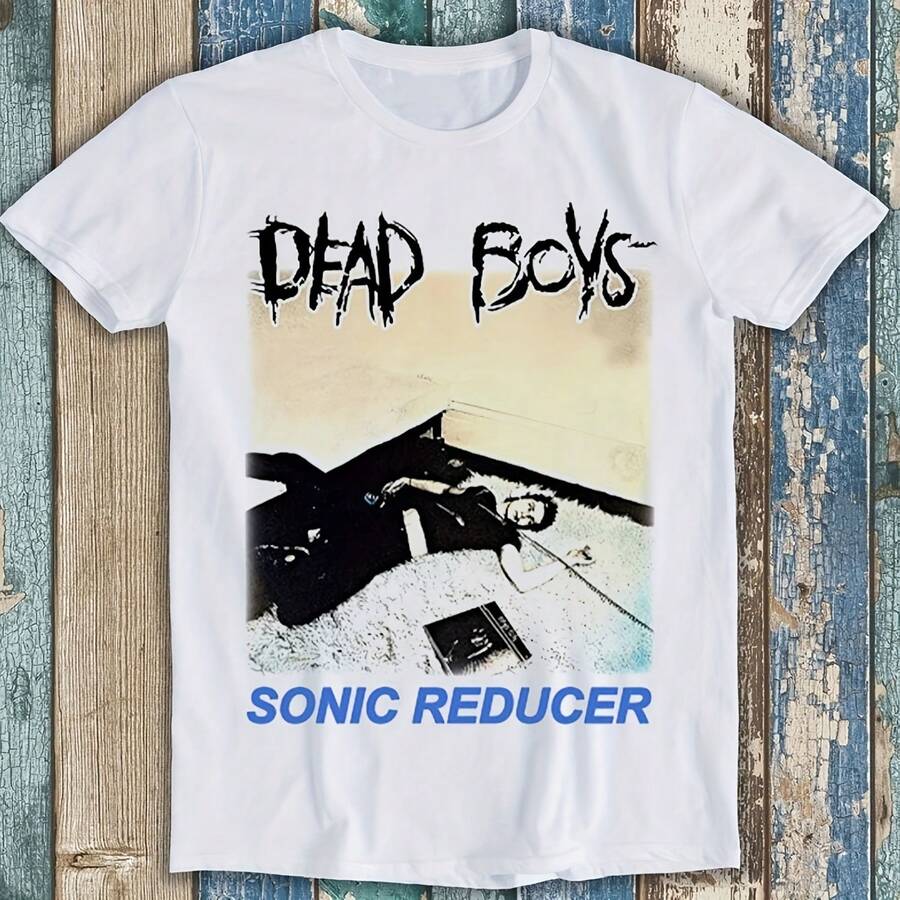 Dead Boys So-Nic Reducer Music Limited Edition Best Seller Funny Meme Top Gift Tee T Shirt - 白色 - 查看 1