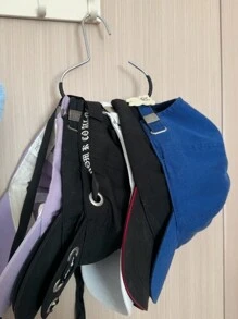 1/3/6件装帽子架，帽子收纳架，帽子支架，帽子架，配饰收纳架，挂钩，帽子收纳方案，宿舍衣柜棒球帽挂架，多功能家用挂钩，可用于挂领带、内衣、衣服 - 彩色 - 查看 6