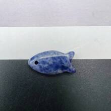 1pc Natural Crystal Fish Carving Figurine Statue Palm Stone DIY Jewelry Accessories Animal Figurine Sculpture Pocket Stone For Home Office Feng Shui Decoration Collectible Ornament - Multicolor - View 25