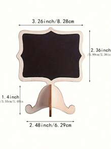 1/5/10pcs/ Mini Chalkboards, Chalkboards With Stands, Message Board Signs, Small Wooden Chalkboards, Suitable For Weddings, Birthday Parties, Table Numbers, Food Signs And Special Event Decorations, Cheesecake Labels And Decorations Valentine DAY, Valentines