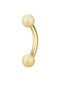 DOLOTTA 1 pièce Bijoux de piercing de cartilage en acier inoxydable 16G 18G, anneaux pour sourcil, anneau de nombril, lèvre, helix, rook, daith, boucles d'oreilles tragus avec cristal CZ. Barre incurvée pour piercing corporel.