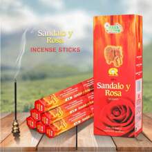 20pcs/Box Aromatherapy Strips, Enjoy The Fragrance Of India With 20 Incense Sticks- Rose, White Sage,Vanilla , Palo Santo, Sandalwood, Lavender And More,Perfect For Yoga, Meditation Negative Energy Cleaning And Home Decor,Incense Burner Accessories(Burning Time Is About 35-50 Minutes) - Multi Scents - View 14