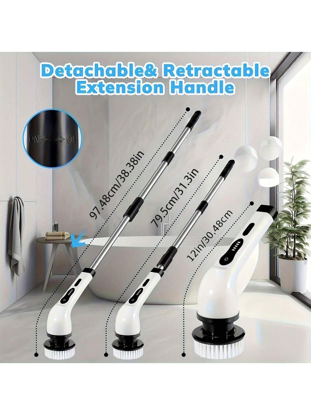 مجموعة منظف كهربائي دوّار للأرضيات – فرشاة كهربائي...