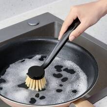 1 Piece Pot Brush, Dishwashing Brush, Non-Oil, Long Handle, Brushes, Cleaning, Dishwashing Brush, Kitchen Brush, Kitchen Cleaning Pan