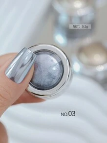 13 Jars Perfect Color Powder Pearl Makeup Set, Mirror Effect Silver Metallic Holographic Dip Powder, Suitable For Resin Crafts And Nail Art, Decorative Iridescent Mermaid Pigment - Multicolor - View 9