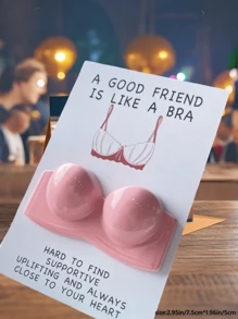 Cartoline di incoraggiamento ispiranti: le vere amiche sono come i reggiseni. Biglietti di auguri fai-da-te per rafforzare l'amicizia e le emozioni. Perfetti per Capodanno, Carnevale, Ringraziamento, Cerimonia di Laurea, Natale, Ognissanti e qualsiasi altra occasione. Aggiungono calore e amore a ogni celebrazione! (Prestare attenzione all'etichettatura delle dimensioni), Ritorno a scuola, Forniture scolastiche