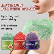身体磨砂膏，深层清洁去角质，热带香味，保湿身体护理，令肌肤柔软光滑，男女通用，沐浴矿物盐 - 彩色 - 查看 4