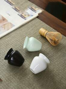 3 pièces/Ensemble Fouet à thé Matcha, Cuillère à thé Matcha, Combo de support à thé, Outils traditionnels japonais pour la cérémonie du thé Matcha, Coffret cadeau Rentrée des classes