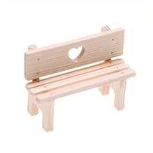 Solid Wood Mini Bench Home Decor Model, Outdoor Garden Decoration Prop, Miniature Scene DIY Component, Collectible Gift For Hobbyists And Enthusiasts - Multicolor - View 6