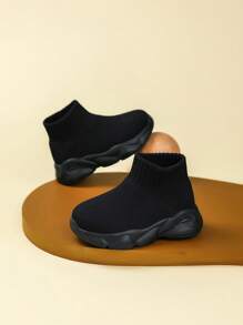 1 Pair Baby & Toddler Shoes, Gift For Boys & Girls, Foot-Fitting, Suitable For Spring