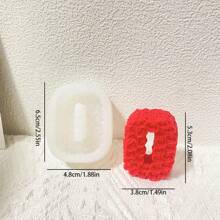 Molde de silicona en forma de rosa de amor, decoración de yeso aromática, herramienta de decoración DIY para el Día de San Valentín