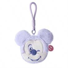 1PC Disney Series Furry Coin Purse, Mickey Mouse, Lilo&Stitch, Lotso, MeiLee, Cartoon Printed Patterns, Storage Packaging Accessories, Cute Mini Handbags, Small And Portable Travel Pendants, Birthday Gifts, Holiday Gifts, Dormitory Decoration Supplies, Can Be Used As A Good Choice For Friends To Give Gifts, Students Can Use To Put Change And Meal Cards