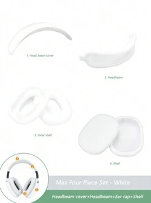 1 套 4 件装硅胶保护套，适用于 Apple AirPods Max 耳机，防刮保护套 - 彩色 - 查看 13