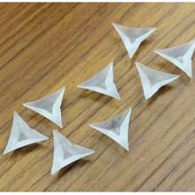 6 Packs 10 Packs For Table Drawers Cabinet Drawers Wardrobe Drawers Furniture Silicone Transparent Triangle Dust Corner/Crystal Corner/Triangle Sticker - Multicolor - View 7