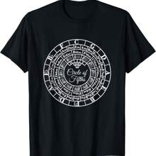 Advanced Music Theory Circle Of Fifths Key Signature Lesson T-Shirt - Black - View 1