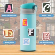 Boxed Stickers Retro Letters Light Retro Hand Tent DIY Material Decorative Self-Adhesive Stickers 52 Pieces Into - Mixing Colors - View 4