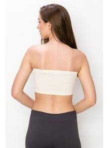 KURVE SEAMLESS MINI BANDEAU TUBE TOP - Delicacy - View 2