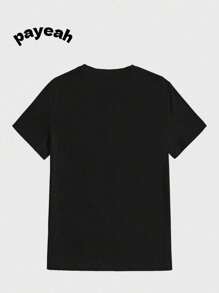 New York Knicks Vintage T-Shirt - Black Casual Digital Print Pure Heavy Cotton T Shirt - Black - View 2