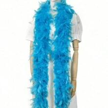 1/2PCS Kunstmatige kleurrijke veren boa's 6.6ft veren boa voor vrouwen voor dansen bruiloft feest Halloween, podium decoratie vakantie feest hoofddeksels accessoires kleding accessoires, , sjaal decoratie, geschikt voor verjaardagsfeestje, Halloween, Kerstmis, paardenraces, theekransje, oudejaarsavond, concert en woondecoratie, dans bruiloft, podium optreden, carnaval kostuum en accessoires, feest benodigdheden, ideale keuze voor geschenken